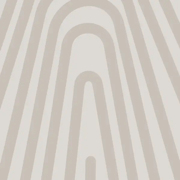 Tapis Elm, design à arches beige